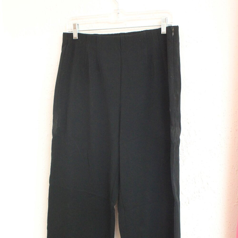 #467 Chico's Black Dress Pants Size 2 (12)